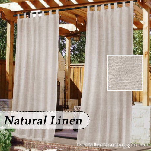 Thermal Insulated Outdoor Blackout Curtain